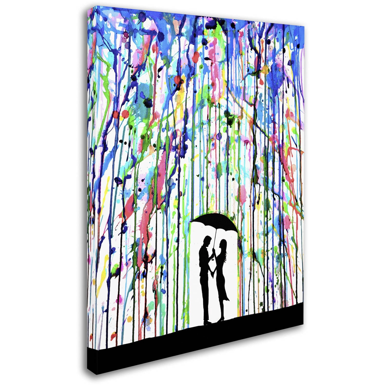 Trademark Fine Art 'Pour Deux' Canvas Art by Marc Allante
