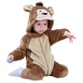 thumbnail image 1 of Ca Disfraz de dinosaurio para niños pequeños Disfraz de animal mono con capucha lindo para niños Halloween, 1 of 4