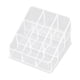thumbnail image 3 of Caja de almacenamiento de cosméticos acrílicos, vitrina de cosméticos, caja organizadora de lápiz labial compacta transparente para cepillos de tubos 9 rejillas, 3 of 8