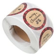 thumbnail image 2 of CIMAXIC Sealing Sticker 1 Roll of Christmas Gift Packing Bag Sealing Sticker Kraft Paper Envelope Label,1.57"X1.57"X0.04", 2 of 4