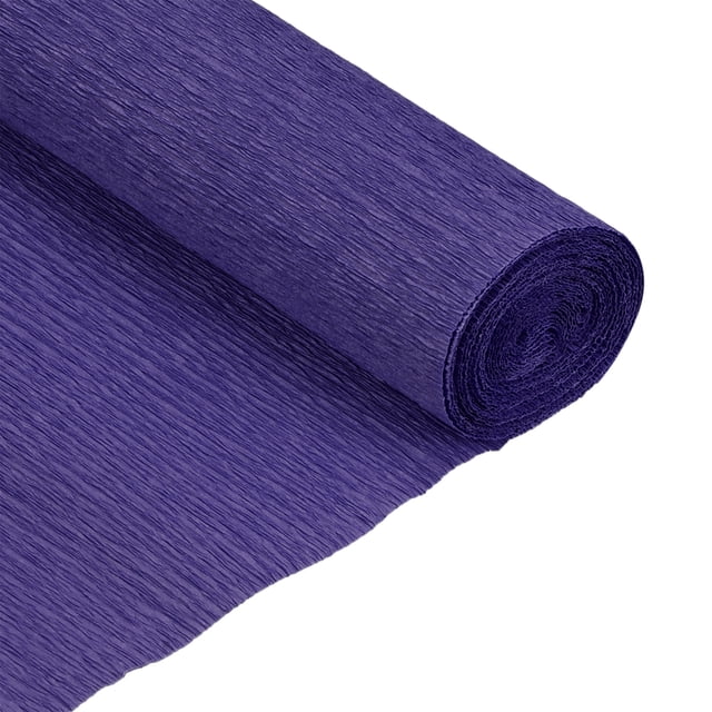 Unique Bargains Rouleaux de Papier Crêpe 7,5 Pi de Long 20 Pouces de Large, Bleu Foncé, Lot de 2