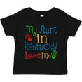 thumbnail image 3 of Inktastic My Aunt in Kentucky Loves Me Boys or Girls Toddler T-Shirt, 3 of 5