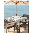 thumbnail image 4 of Square Outdoor Tablecloth with Umbrella Hole Love Heart Flowers Outside Table Cloth Waterproof Patio Table Cover Farmhouse Star Cute Botanical Zipper Tablecloths for Picnic Party Camping 60x60 Inch, 4 of 8