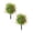 A-2Pcs, variant on 22 Inch Memorial Artificial Flowers with Anti-Theft Plastic Stakes, Multi-Color Fade-Proof Grave Decorations, Artificial Boxwood Topiary Ball Trees with Spike for Outdoor Indoor Garden Patio