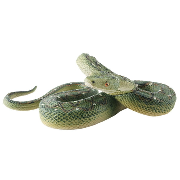 Visland Snake Statue Model Simulated Python Cobra Rattlesnake Solid ...