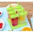 12 Pack Ice Pop Makers Ice Pop Molds Ice Bar Maker Plastic Popsicle