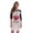 White - I Love Jesus, variant on Just Love 100% Cotton Sleep Dress for Women Baseball Sleeve Nightshirt (Black - Awesome in Bed, Small)