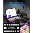 thumbnail image 3 of Funda con teclado BORIYUAN Magic para iPad Air de 11 pulgadas, color morado, 3 of 8
