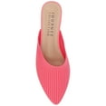 thumbnail image 5 of Journee Womens Aniee Slip On Almond Toe Mule Flats, Widths Available, 5 of 9