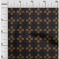 thumbnail image 1 of oneOone Cotton Silk Fabric Check & Triangle Ikat Decor Fabric Printed BTY 42 Inch Wide, 1 of 4