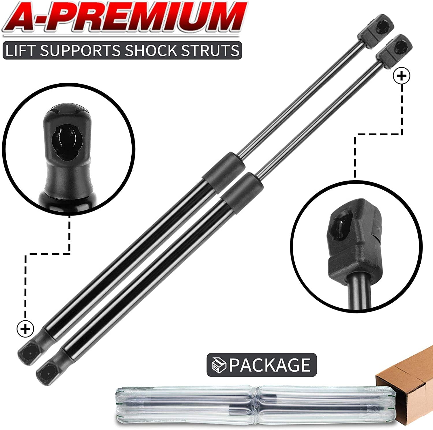 Set of 2 Front Hood Lift Supports Struts Gas Shock Spring Replacement for 2003 2004 2005 Kia Sedona Mini Passenger Van Set of 2 Front Hood Lift Supports Struts Gas Shock Spring Replacement for 2003 2004 2005 Kia Sedona Mini Passenger Van