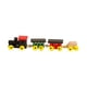 thumbnail image 2 of Mini tren de madera para manualidades de casa de muñecas a escala 1:12, accesorio para proyectos de bricolaje. Multicolor, 2 of 9