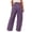Purple, variant on Gunia Wide Leg Pants Women Palazzo Casual Comfortable Relaxed Fit Summer Flowy Pants