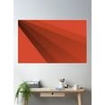 thumbnail image 2 of Orange Spot Poster Wall Art, Modern Wall Decor For Living Room Bedroom, 8x12 UNFRAMED, 2 of 3