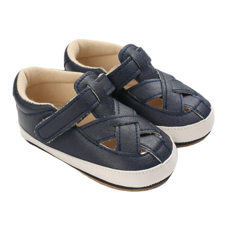 Infant Anti-slip Leather Shoes  Soft Sole Sandals for Boys and Girls