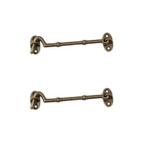 2 PCS Brass Cabin Hook Door Lock Bolt Latch Gate Heavy Duty