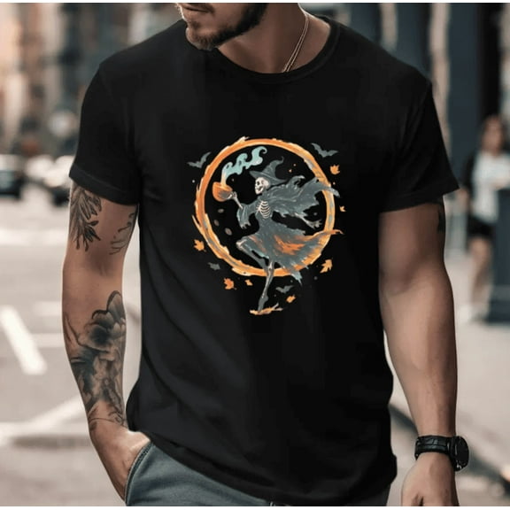 Witchy Barista Gift Coffee Lover Graphic Unisex T-Shirt, for men & women, up to size 5XL