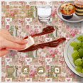thumbnail image 6 of Pioneer Flower Floral Print Pattern Round Tablecloth 60 X 60 Inch, Wrinkle Resistant Wipeable Table Cloth for Kitchen Dining Picnic Patio Party, 6 of 6