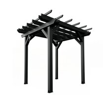 Highwood Bodhi 8' x 8' Pergola - Outdoor, Eco-friendly, Synthetic Wood