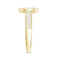 thumbnail image 3 of Rosec Jewels Moissanite Solitaire Engagement Ring for Women - 4X8 mm Marquise Moissanite Ring - D-VS1 Quality, 14K Yellow Gold, US 11.00, 3 of 8