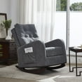thumbnail image 4 of Single sofa reclining chair Japanese chair lazy sofa tatami balcony reclining sofa adjustable chair, 4 of 9