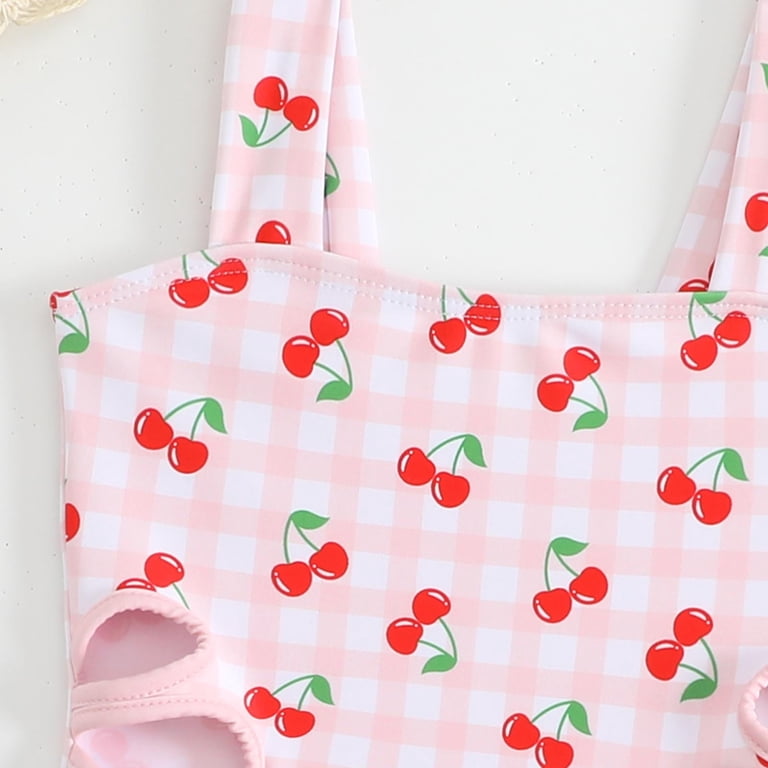 BRGZLK Girl's One Piece Swimsuit 2026 Summer Fashion Toddler Cute