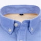 thumbnail image 5 of pstuiky camisa de manga larga para hombre, Camisa informal de manga larga con solapa y botones para hombre, color liso, a la moda, con forro polar camisetas de hombre xxl, 5 of 6