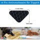 thumbnail image 3 of Yuarrent 12 unids/set de almohadillas antideslizantes para pisos de protección confiable que buscan nuevas formas múltiples para elegir Almacenamiento y organización del hogar Triángulos negros, 3 of 6