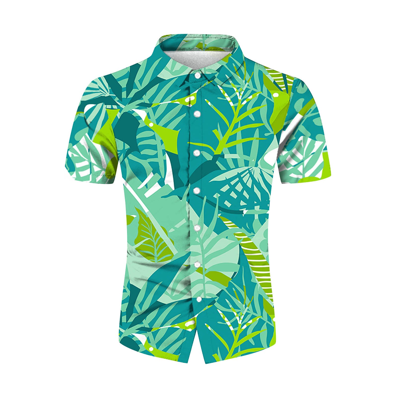 HIMIWAY 2023 Summer Trendy Clearance Mens Shirts Men's Hawaiian Shirt