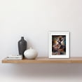 thumbnail image 2 of Woman Dancing to Dynamic Music Rhythm Artwork Framed Wall Art Print 9X7 Inch, 2 of 5
