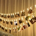 thumbnail image 4 of Cadena de luces LED con clip para fotos Dopheur, funciona con pilas, 4 of 9
