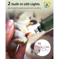 thumbnail image 5 of Quiet - (45db) 6-Speed Pet   with 2  Lights for Large Medium Small Puppy Dogs/Cats, Professional 3 Ports     Trimmer with Dust Cap, 5 of 7