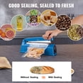 thumbnail image 6 of VEVOR Impulse Sealer 8 inch, Manual Heat Seal Machine with Adjustable Heating Mode, ABS Shrink Wrap Bag Sealers for Plastic Mylar PE PP Bags, Portable Poly Bag Sealing Machine with Extra Replace Kit, 6 of 9