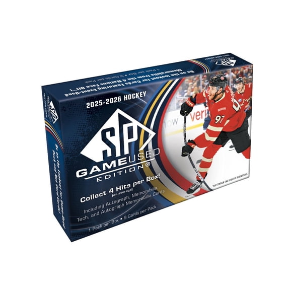 2025-26 Upper Deck SP Game Used Hockey Hobby Box