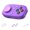 Piurple, variant on Mini Game Controller, Purple Bluetooth Portable Pocket Gamepad for Handheld Console, Style C