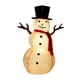 thumbnail image 3 of Navidad adorno de luz centros de mesa escultura figurita suministros accesorios para fotos accesorios luminosos para fiesta Halloween BLESIY Figura de luz de muñeco de nieve, 3 of 8