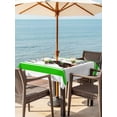 thumbnail image 2 of Outdoor Tablecloth with Umbrella Hole and Zipper, St. Patrick's Day Square Table Cloth 54x54 Inch Waterproof Tablecloth, Spring Lucky Hats Dogs Grass Striped Picnic Table Cover for Patio Camping, 2 of 7