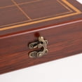 thumbnail image 5 of LeeQinersw Wooden Chess Board Without Pieces Strategy for Travel 21.65x11.81x2.17in, 5 of 8