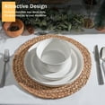 thumbnail image 2 of Onader Stoneware Dinnerware Sets, 12 Piece Plates and Bowls Set for 4, Serving Plates and Bowls Dish Sets, Microwave & Dishwasher Safe - Speckled White, 2 of 8