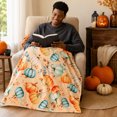 thumbnail image 5 of Fall Throw Blanket Super Soft Cozy and Plush for Couch and Chair Fall Blankets and Throws Pumpkin Blanket G, 5 of 6