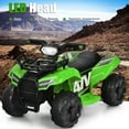 thumbnail image 4 of Costway 6V Kids ATV Quad Electric Ride On Car Toy Toddler with LED Light MP3 Green, 4 of 10