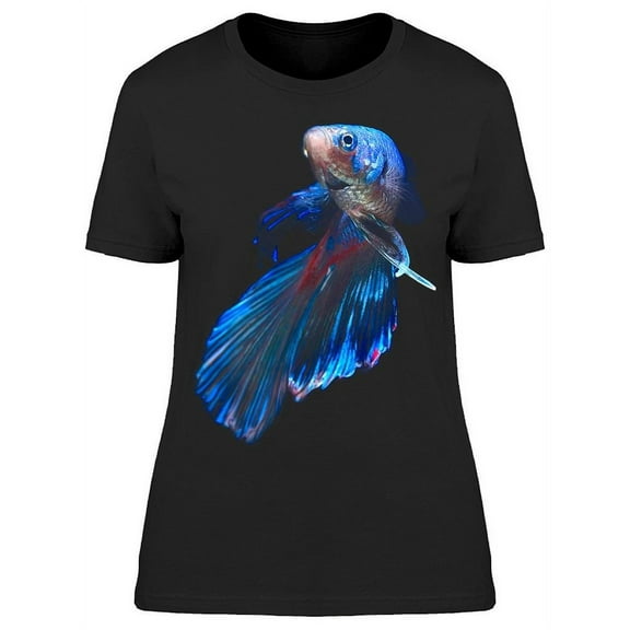 Frontview Face Focused Betta  T-Shirt Women -Image by Shutterstock, Female 3X-Large