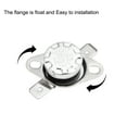 thumbnail image 3 of Uxcell Normally Close KSD301 Thermostat 60-150°C(140-302℉) Temperature Thermal Control Switch 10pcs, 3 of 5