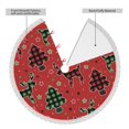thumbnail image 4 of Faldas para árbol de Navidad a cuadros de 36 pulgadas, tapete para árbol de Navidad para fiestas de invierno, falda para árbol de Navidad para decoraciones navideñas rústicas, 4 of 8