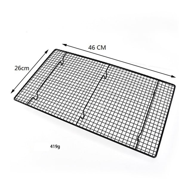 Cake Cooling Rack Non Stick Biscuit Dish Grid Tray for Kitchen Baking Grilling