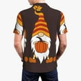 thumbnail image 5 of Rocae Fall Gnomes for Men's Short Sleeve Polo Shirt, Quick Drying Performance Moisture Wicking Sports Men's Golf Shirt Large, 5 of 9