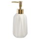 thumbnail image 1 of Dispensador de jabón de cerámica de 10 oz, dispensador de jabón de manos con bomba, jabón líquido para platos y loción rellenable para baño (blanco), 1 of 8