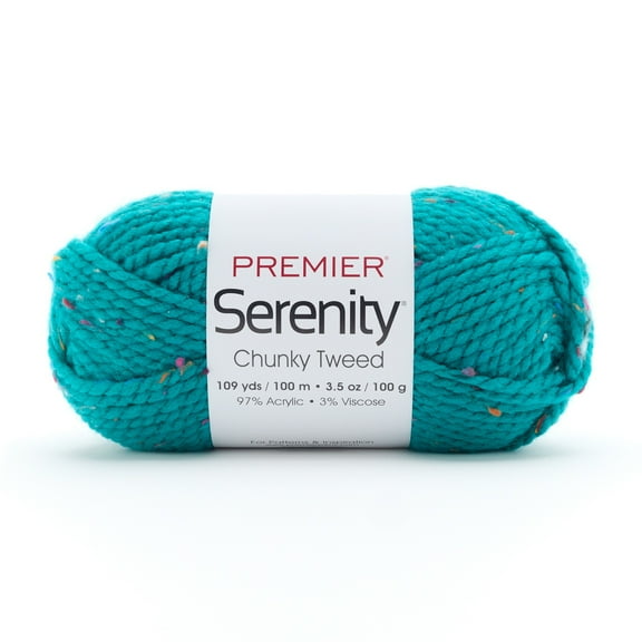 Premier Serenity Chunky Tweed Yarn-Tahiti