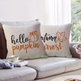 thumbnail image 4 of Autumn Fall Throw Pillow Covers Pumpkin/Maple Leaves Farmhouse Decorative Cushion Cover 18x18 Set of 2 for Sofa/Couch/Porch, 4 of 6