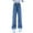 Light Blue, variant on Atogsazn Girls Casual Wlde Leg Jeans Kids Baggy Elastic Waist Denim Pants Loose Fall Clothes Light Blue 9-10 Years